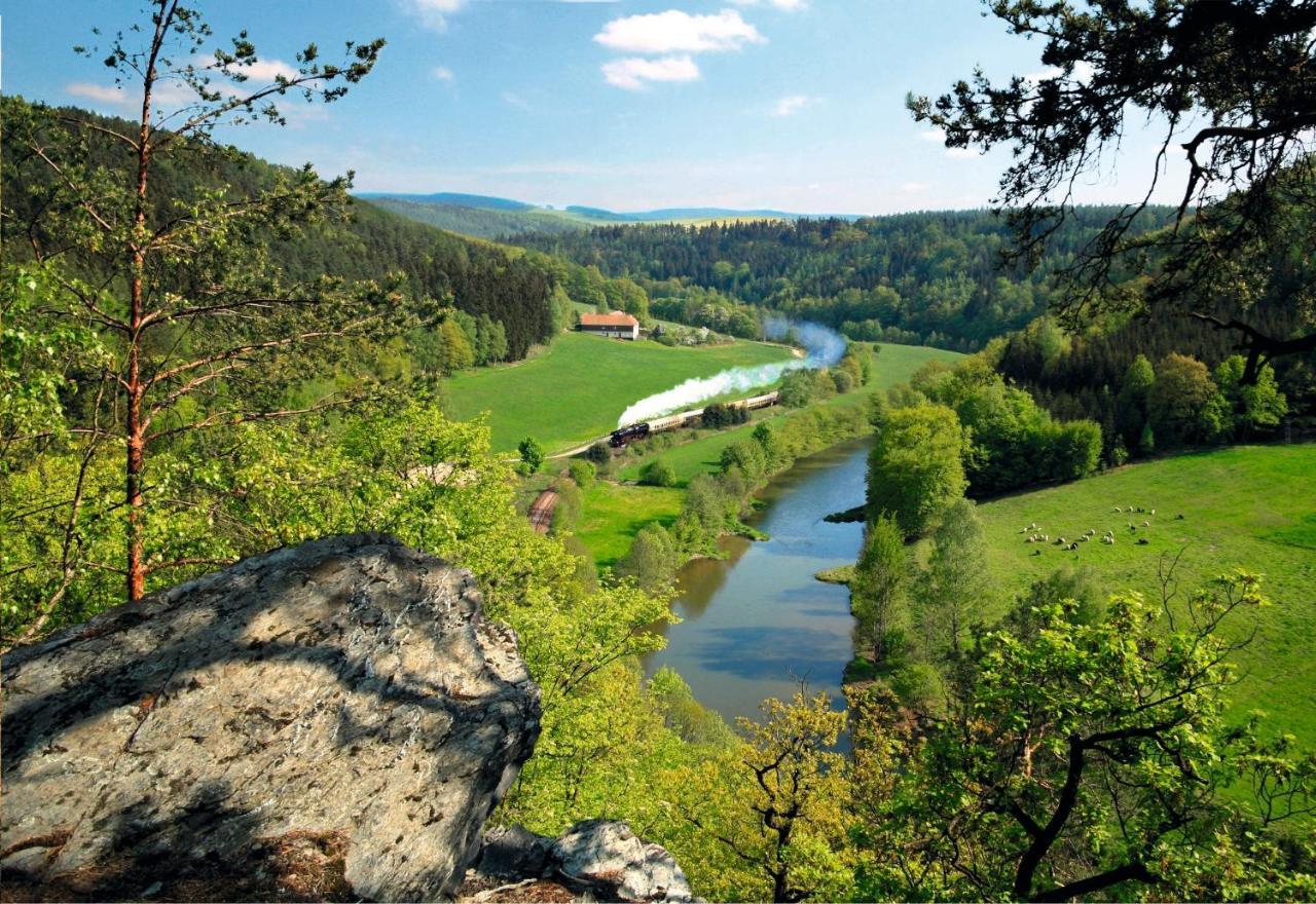Apartmán Ok Ferien - Altes Bahnhaus Muldenhammer Exteriér fotografie